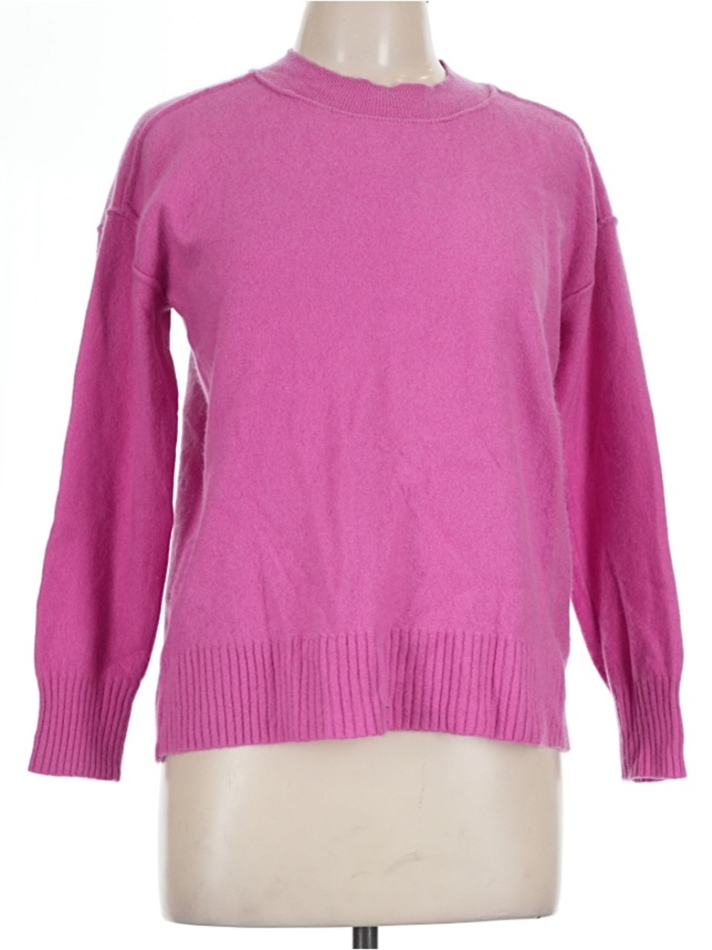 Anthropologie Pilcro Pink Cashmere Crew Sweater